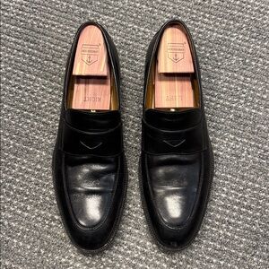 Johnston & Murphy Men’s Penny Loafer Italian Calfskin Black Size 11.5